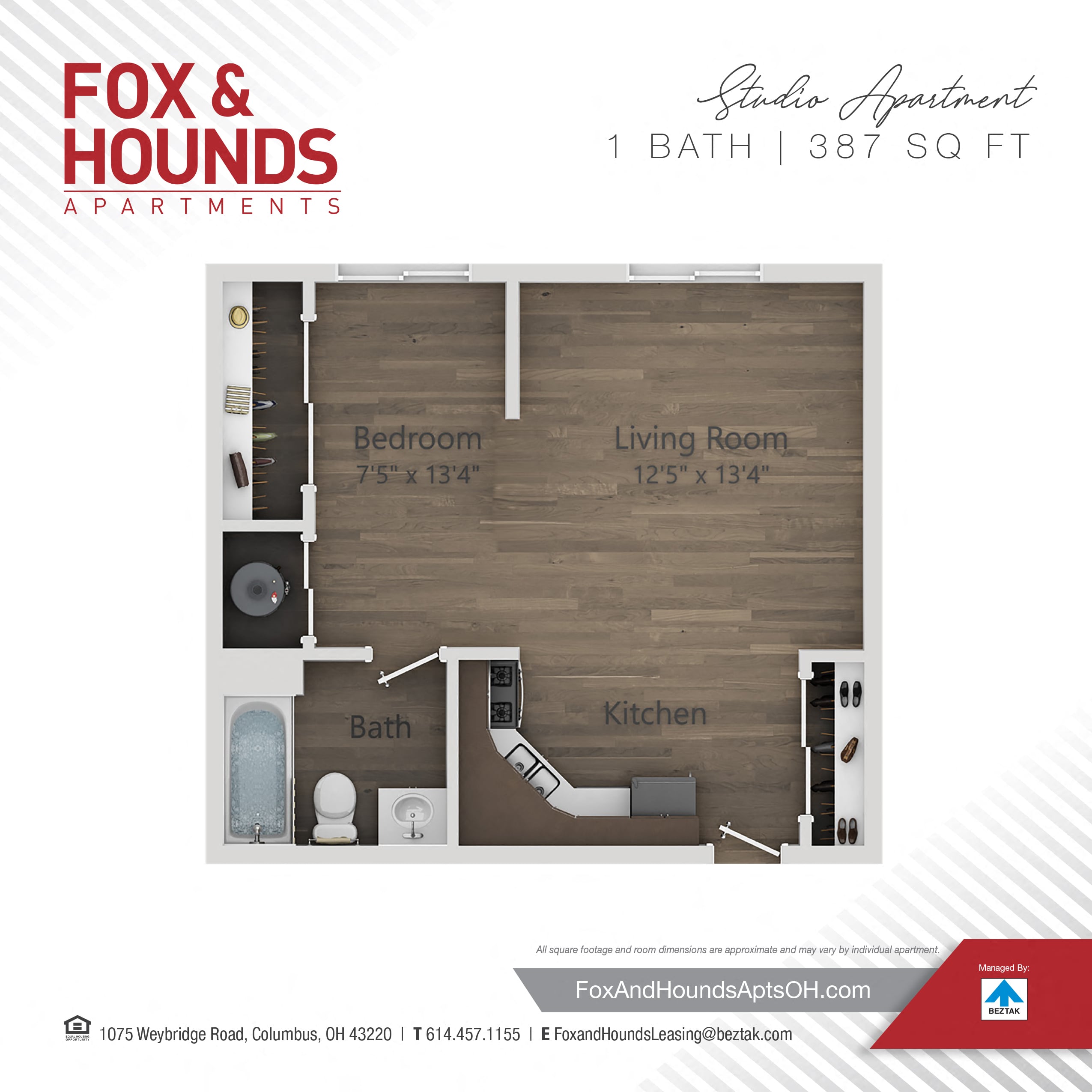Studio floor plan
